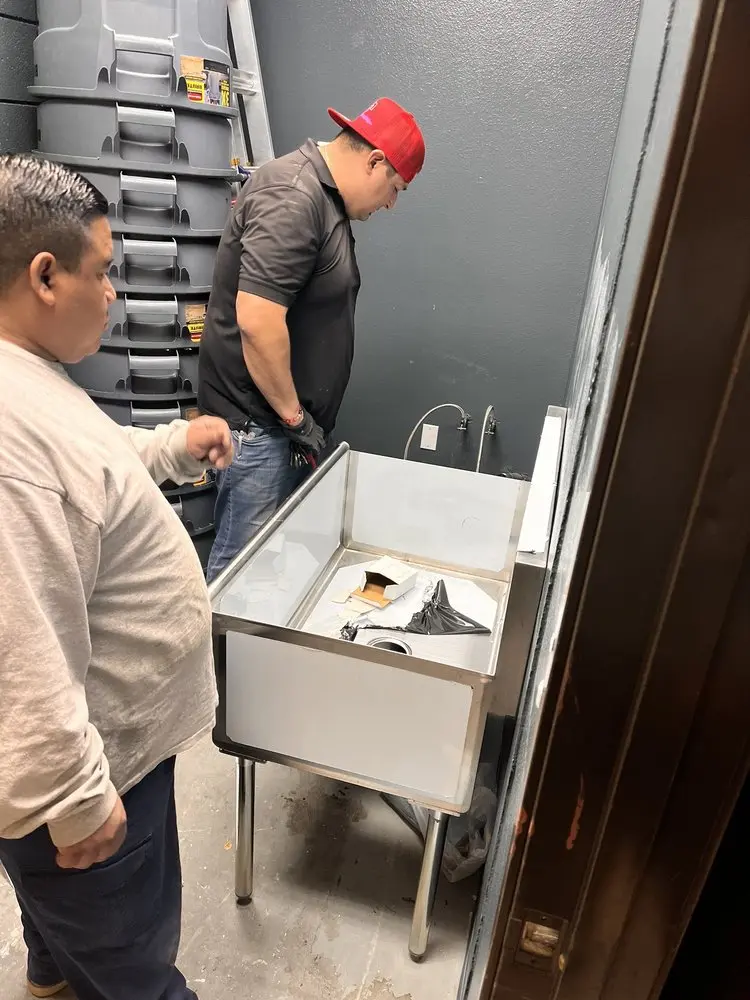 Commercial plumbing and sink installation in Waters Ridge